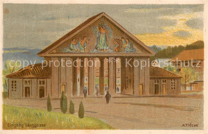 Bern BE Schweizerische Landesausstellung Bern 1914 Eingang Laenggasse