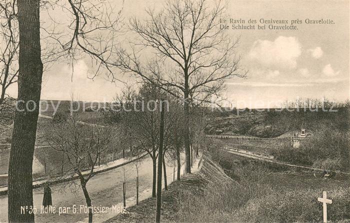 Metz  57 Moselle Die Schlucht bei Gravelotte