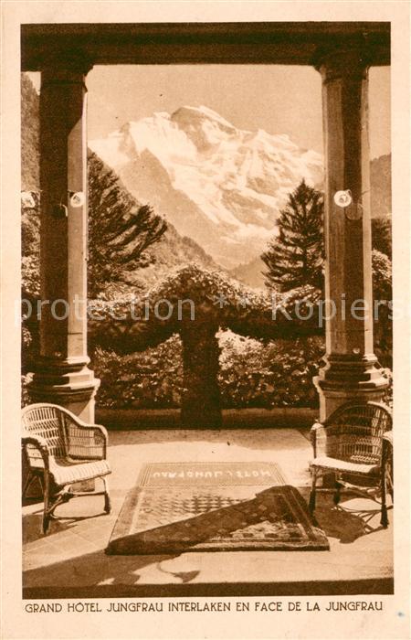 Interlaken BE Grand Hotel mit Jungfrau