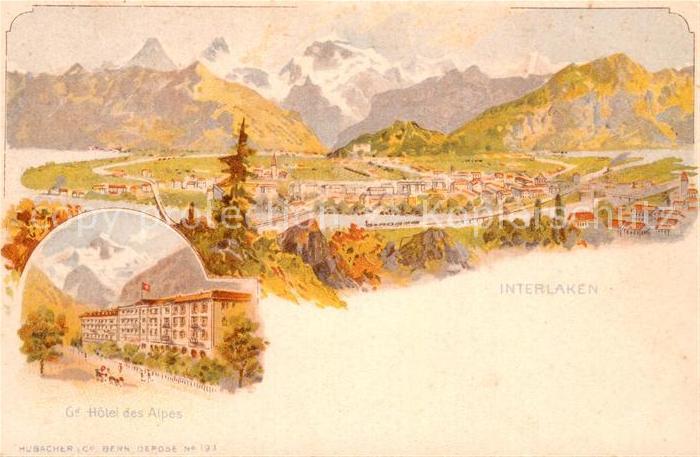 Interlaken BE Hotel des Alpes