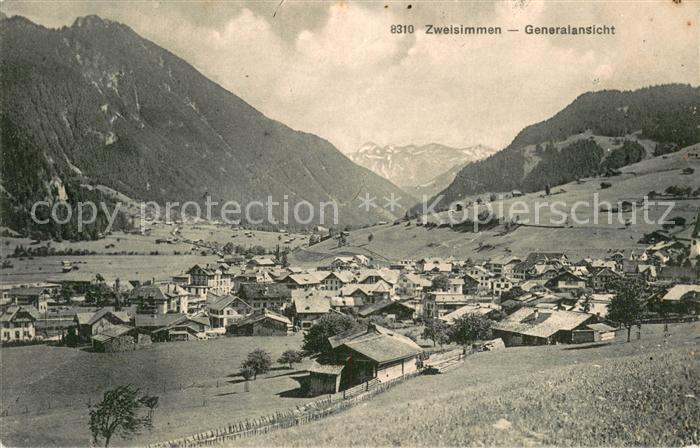 Zweisimmen BE Panorama