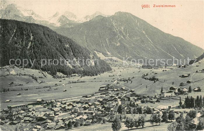 Zweisimmen BE Panorama