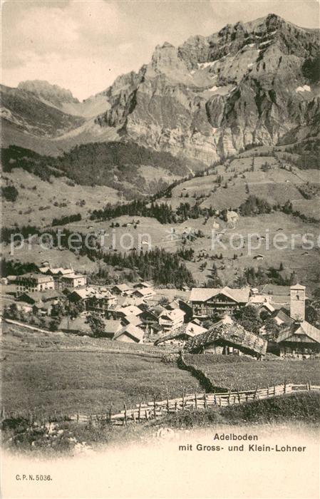 Adelboden Frutigen BE mit Gross und Klein Lohner