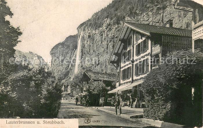 Lauterbrunnen BE und Staubbach Wasserfall