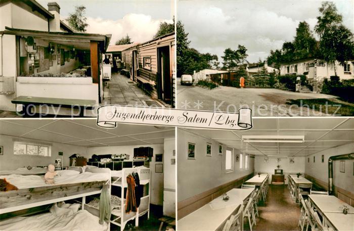 Ratzeburg Schleswig-Holstein Jugendherberge Salem Wintergarten Schlafraum Speis