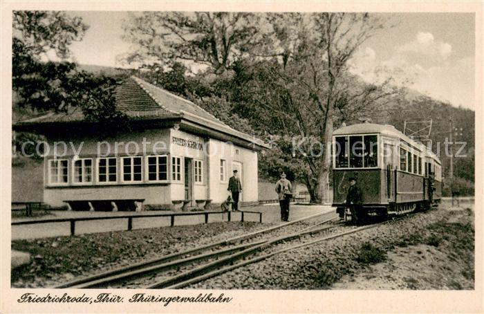 Friedrichroda Thueringerwaldbahn Bahnhof