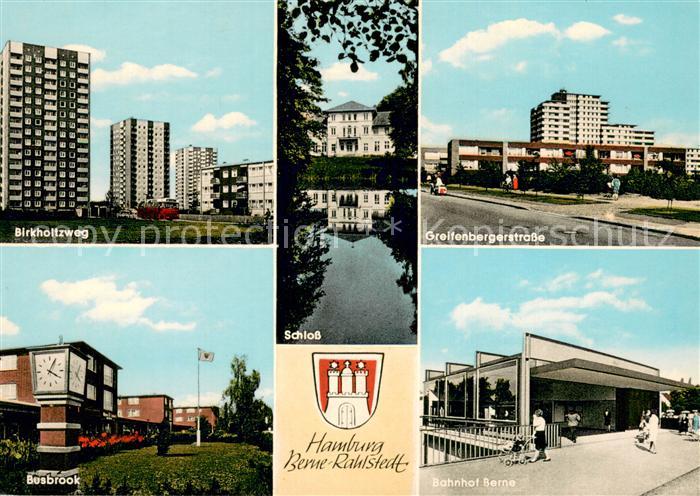Rahlstedt Hamburg Birkholtzweg Schloss Greifenbergstrasse Busbrook Bahnhof Berne