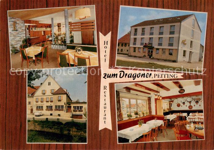 Peiting Gasthof Hotel Zum Dragoner Gastraeume