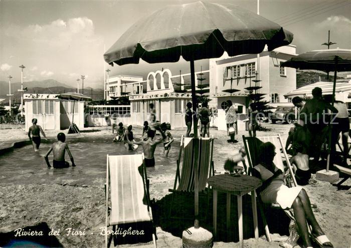 Bordighera Piscina per bambini Ristorante Dancing Pensione Camping Internazional
