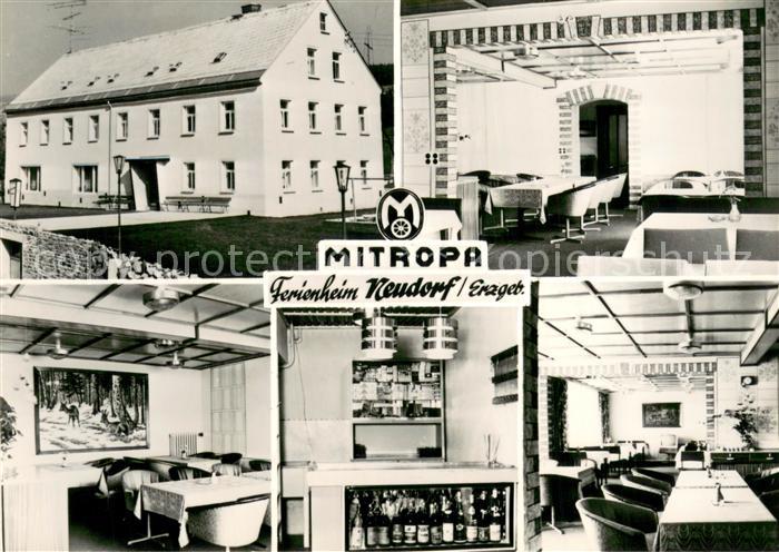 Neudorf Erzgebirge Mitropa Ferienheim Gastraeume Bar