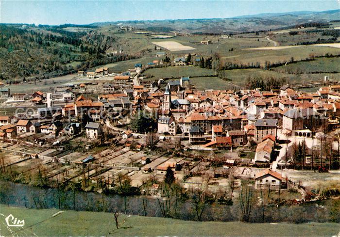 Le Malzieu-Ville Vue aerienne sur le Centre Touristique