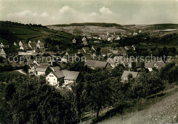 Neunkirchen Bad Mergentheim Panorama mit Gasthaus zum Loewen