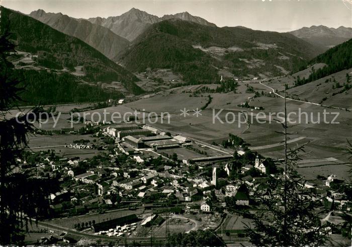 Sterzing Suedtirol Fliegeraufnahme