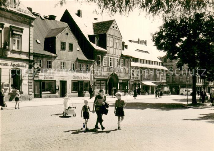 Olbernhau Erzgebirge Stadtplatz
