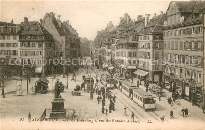 Strassenbahn LL. Nr.91 Strasbourg
