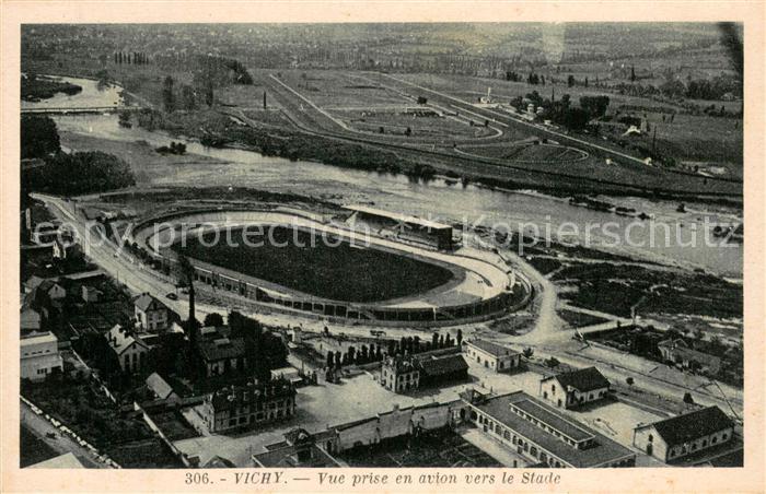 Stadion Stadium Estadio-- Vichy Vue prise en anvion vers le Stade