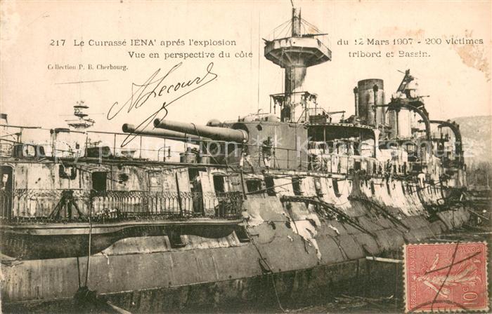 Etat du Paraná Le Currasse IENA apres l´explosion