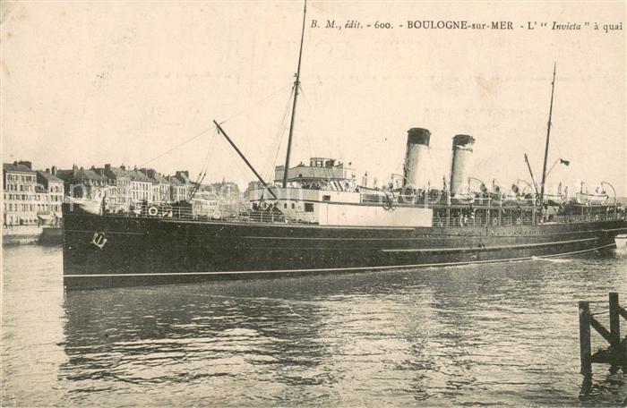 Dampfer Oceanliner Boulogne