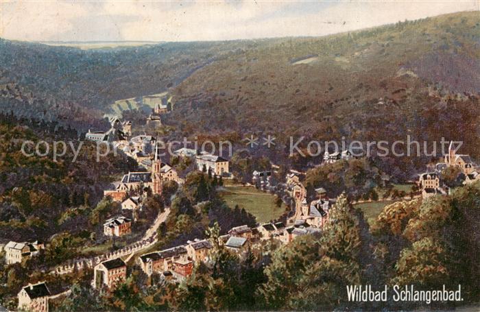 Kuenstlerkarte WIRO Nr. 1993 Wildbad Schlangenbad