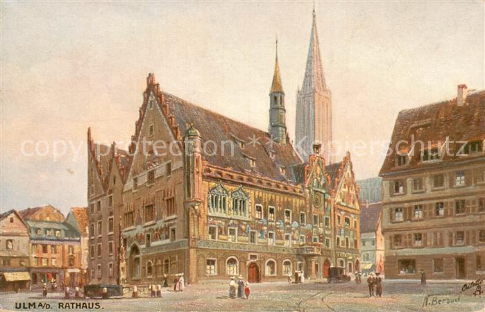 Verlag Tucks Oilette Nr. Nr.2007 Ulm a.Donau Rathaus
