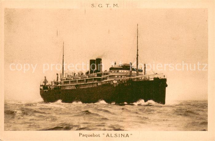 Dampfer Oceanliner ALSINA