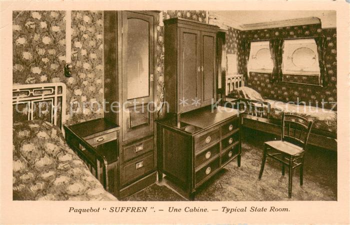 Dampfer Oceanliner SUFFREN Typical State Room