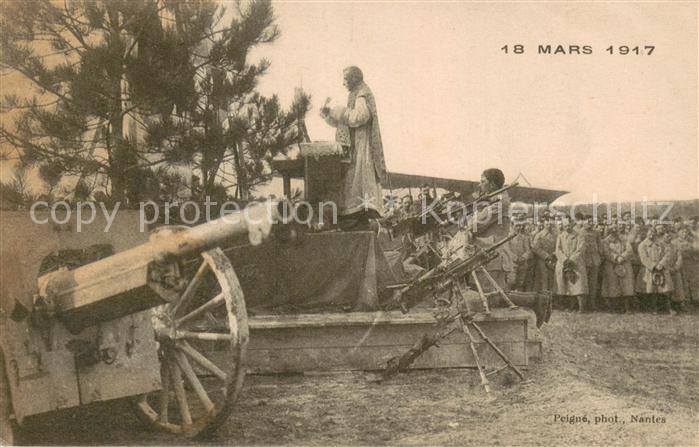 Militaria Geschuetze Peigue 18 MARS 1917 Betten