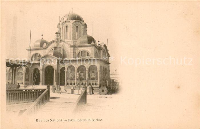 Exposition Universelle Paris 1900 Pavillon de la Serbie