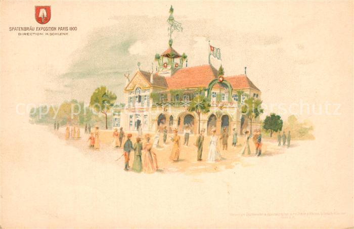 Exposition Universelle Paris 1900 Direktion M.Schlenk
