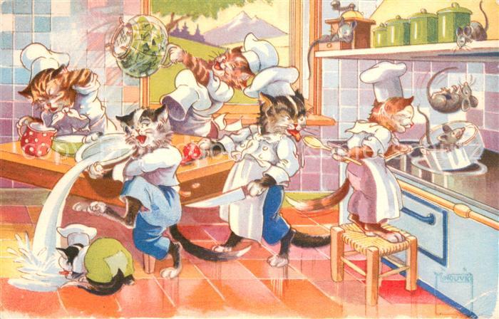 Verlag GJG Nr. Nr.49 Katzen in der Kueche