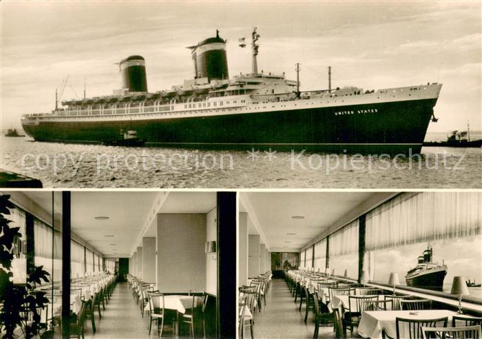 Dampfer Oceanliner Unioted States Lines M.S. L.H.B.579