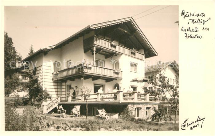 Aschau Zillertal Gaestehaus Hillig