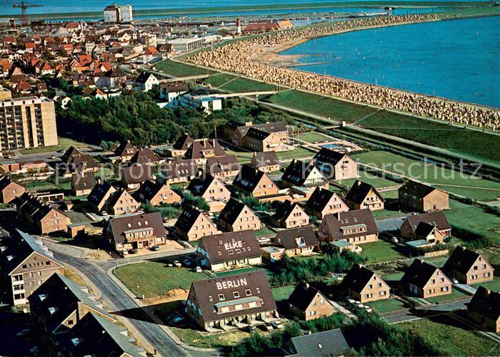 Buesum Nordseebad Haus Elke Haus Berlin Fliegeraufnahme