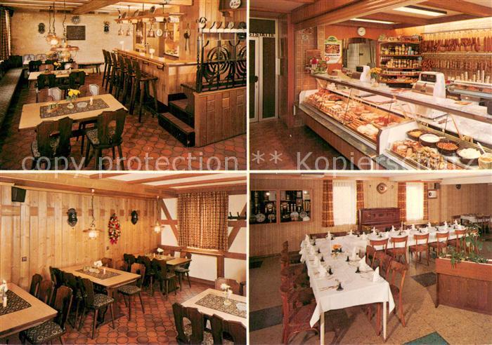 Hattorf Harz Gaststaette Zum Stern Fleischerei Gastraeume Verkaufstheke