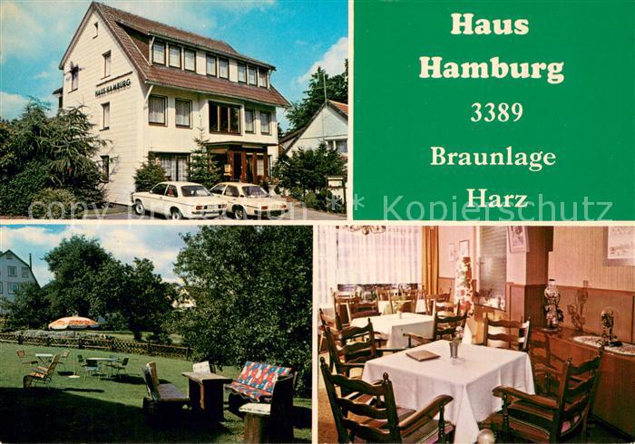 Braunlage Harz Pension Haus Hamburg Garten Gaststube