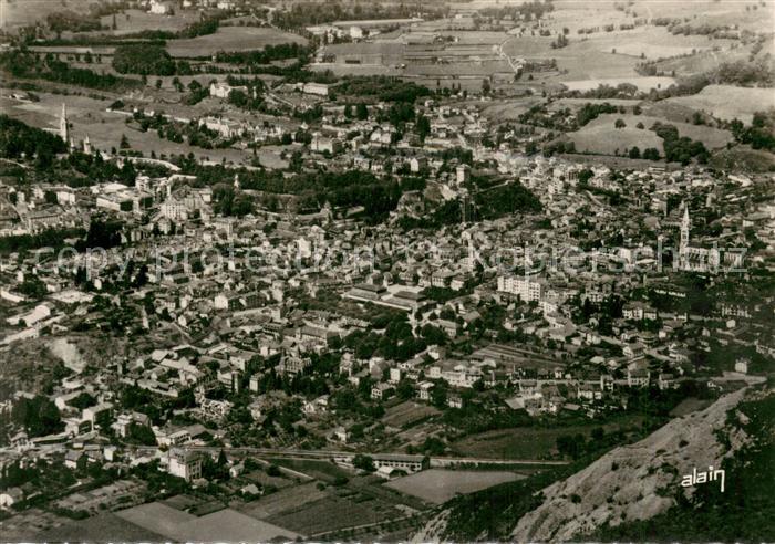 Lourdes Hautes Pyrenees Vue generale aerienne