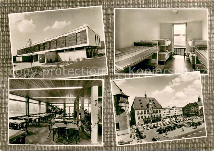 Heilbronn Neckar Jugendherberge Heilbronn Speisesaal Schlafsaal Marktplatz