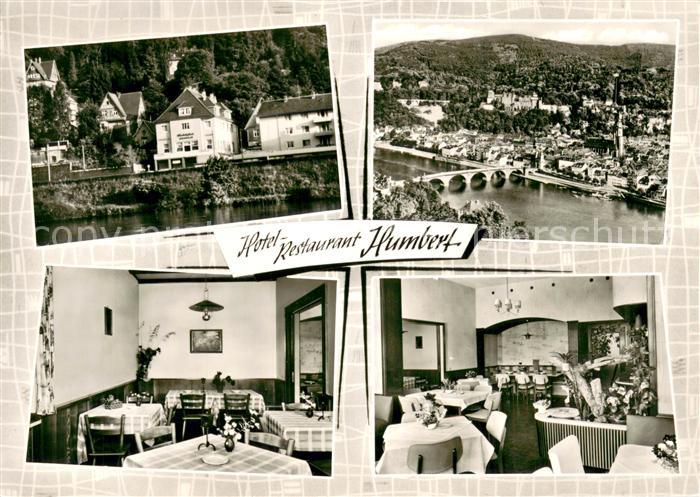 Schlierbach Heidelberg Hotel Restaurant Humbert Fliegeraufnahme Gastraeume