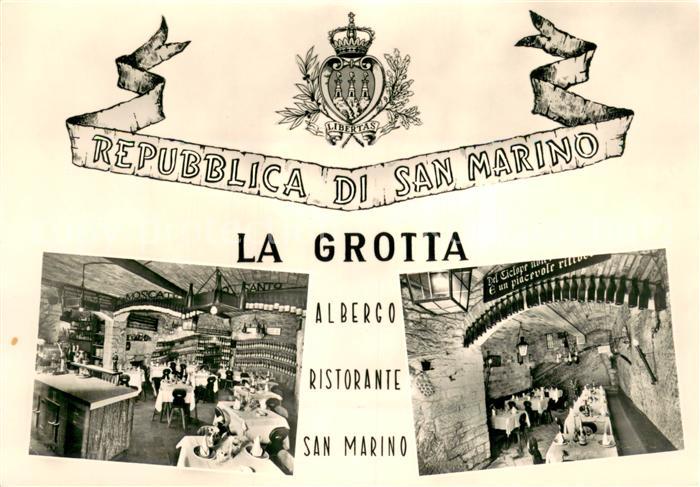 San Marino Repubblica Ristorante Albergo La Grotta Gastraeume