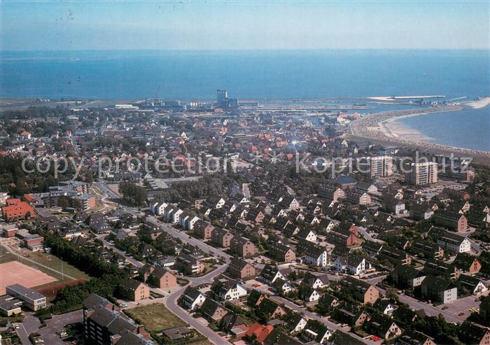 Buesum Nordseebad Fliegeraufnahme