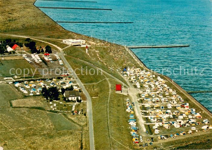Burhave Nordseebad Fliegeraufnahme