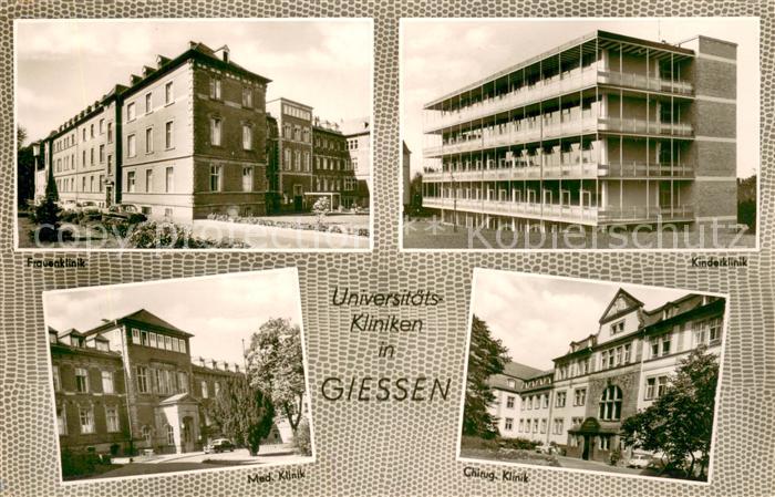 Giessen  Lahn Frauenklinik Kinderklinik Med Klinik Chirurg Klinik