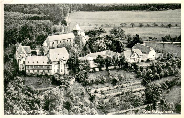 Schiffenberg Giessen Fliegeraufnahme