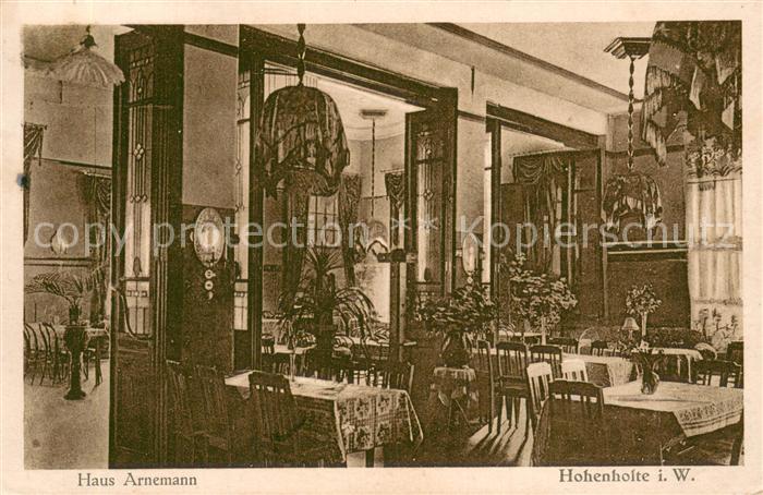 Hohenholte Haus Arnemann Gastraum