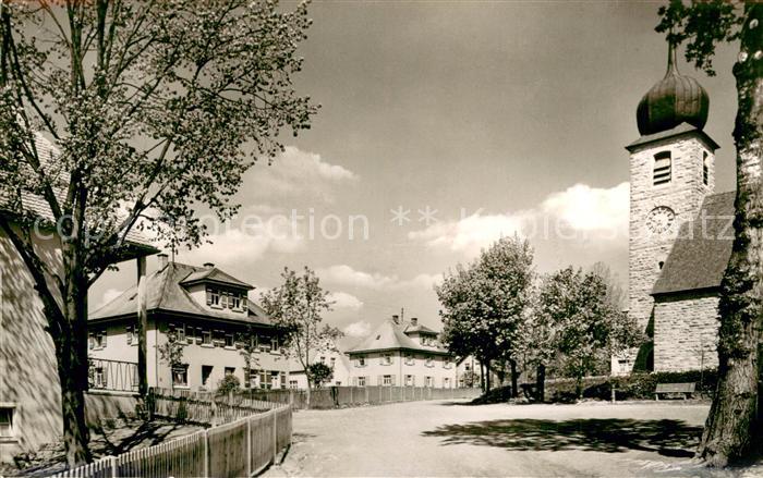Neusorg Fichtelgebirge Ortspartie mit Kirche