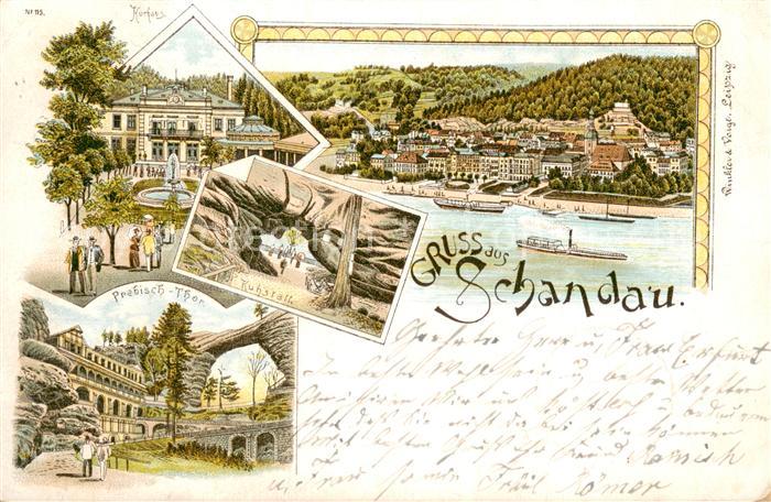 Schandau Bad Kurhaus Kuhstall Prebisch Thor