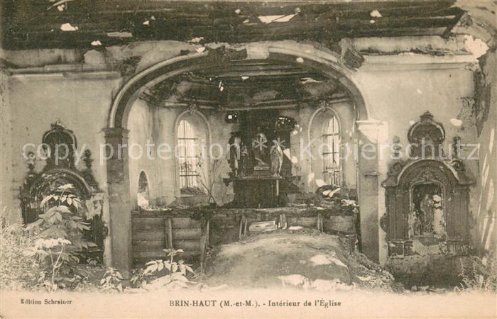 Brin-Haut -sur-Seille 54 Interieur de l'Eglise