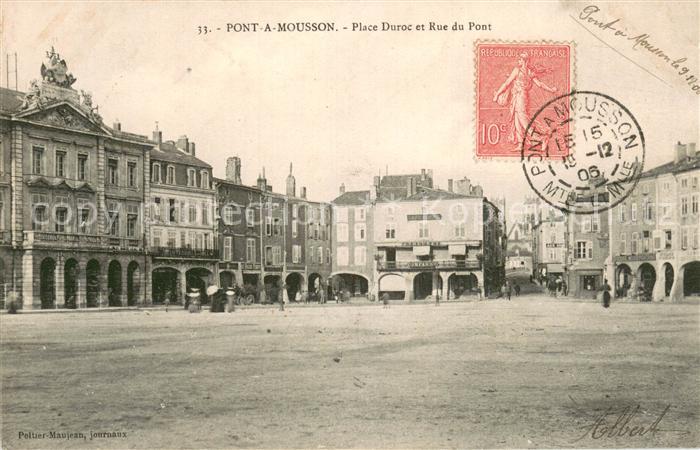 Pont-a-Mousson 54 Place Duroc et Rue du Pont
