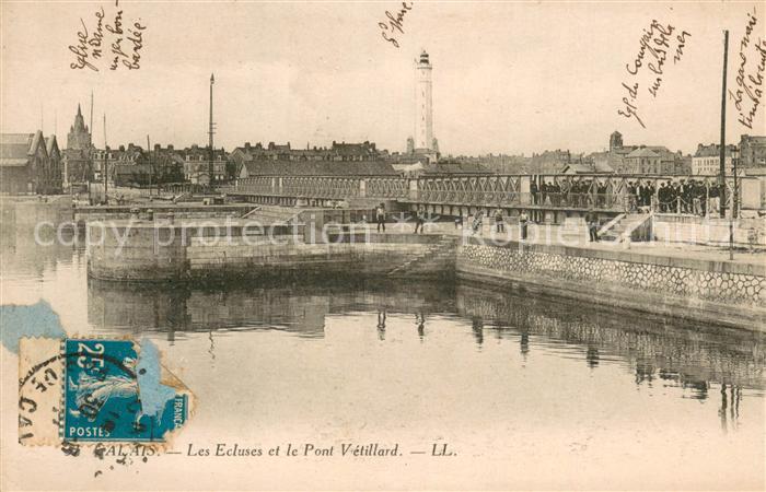 Calais 62 Les Ecluses et le Pont Vetillard