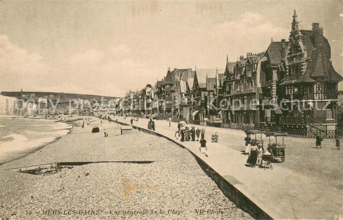 Mers-les-Bains 80 Vue generale de la Plage